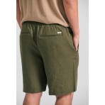 Funky Buddha Ανδρική Βερμούδα Chino Χακί