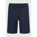 Funky Buddha Ανδρική Βερμούδα Chino Μπλε Σκούρο