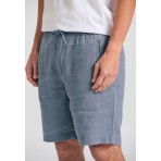 Funky Buddha Ανδρική Βερμούδα Chino Γκρι
