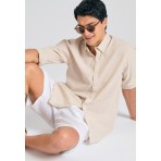 Funky Buddha Ανδρική Βερμούδα Chino Λευκή