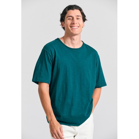Funky Buddha Ανδρικό Κοντομάνικο T-Shirt Πετρόλ