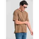 Funky Buddha Ανδρικό Κοντομάνικο T-Shirt Καφέ