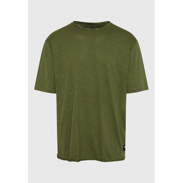 Funky Buddha Ανδρική Μπλούζα Κοντό Μανίκι Basic (FBM011-009-04-HUNTER-GREEN)