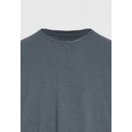 Funky Buddha Ανδρικό Κοντομάνικο T-Shirt Γκρι Σκούρο