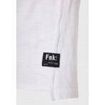 Funky Buddha Ανδρικό Κοντομάνικο T-Shirt Λευκό