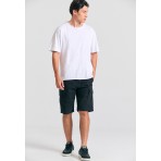 Funky Buddha Ανδρικό Κοντομάνικο T-Shirt Λευκό