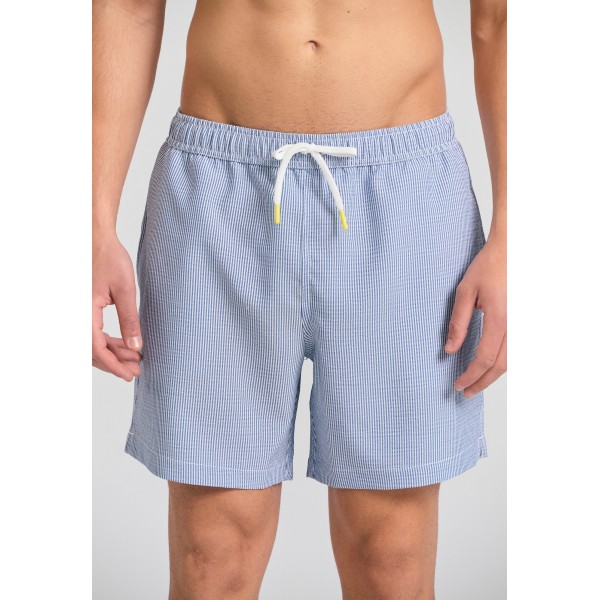 Funky Buddha Seersucker Μαγιό Σορτς Ανδρικό (FBM011-009-16-NAVY)