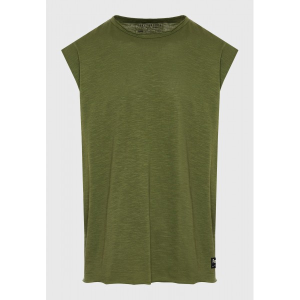 Funky Buddha Ανδρική Μπλούζα Κοντό Μανίκι Basic (FBM011-010-04-HUNTER-GREEN)