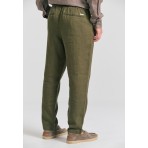 Funky Buddha Ανδρικό Παντελόνι Chino Χακί