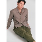 Funky Buddha Ανδρικό Παντελόνι Chino Χακί