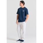 Funky Buddha Ανδρικό Παντελόνι Chino Λευκό
