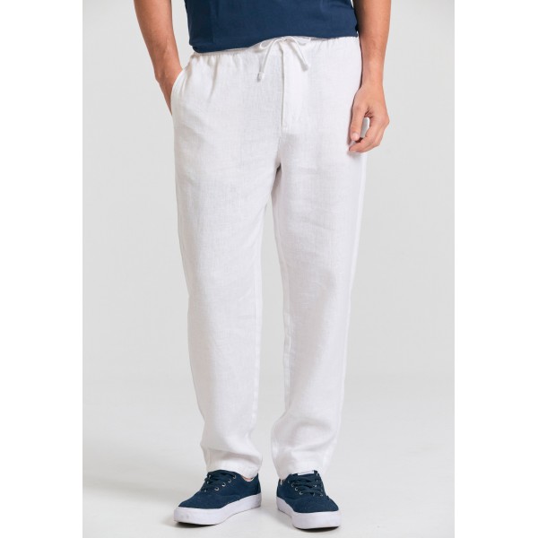 Funky Buddha Ανδρικό  Παντελόνι Chino (FBM011-011-02-WHITE)