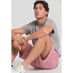 Funky Buddha Ανδρικό Κοντομάνικο T-Shirt Γκρι