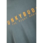 Funky Buddha Ανδρικό Κοντομάνικο T-Shirt Γκρι
