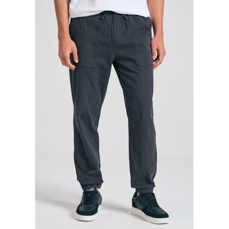 Funky Buddha Ανδρικό Παντελόνι Chino Ανθρακί
