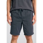 Funky Buddha Ανδρική Βερμούδα Chino Ανθρακί