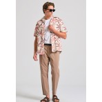 Funky Buddha Ανδρικό Παντελόνι Chino σε Χρώμα του Πούρου