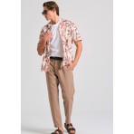 Funky Buddha Ανδρικό Παντελόνι Chino σε Χρώμα του Πούρου