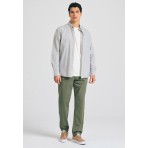 Funky Buddha Ανδρικό Παντελόνι Chino Πράσινο