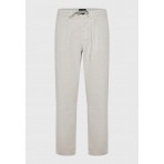 Funky Buddha Ανδρικό Παντελόνι Chino Γκρι Ανοιχτό