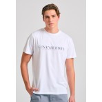 Funky Buddha Ανδρικό Κοντομάνικο T-Shirt Λευκό