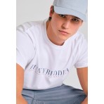 Funky Buddha Ανδρικό Κοντομάνικο T-Shirt Λευκό