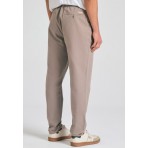 Funky Buddha Ανδρικό Παντελόνι Chino (FBM011-019-02-GREIGE)