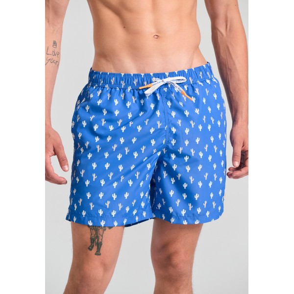 Funky Buddha Μαγιό Σορτς Ανδρικό (FBM011-020-16-ELECTRIC-INDIGO)