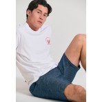 Funky Buddha Yarn Dyed Ανδρική Βερμούδα Chino