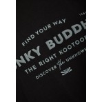 Funky Buddha Ανδρικό Κοντομάνικο T-Shirt Μαύρο