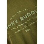 Funky Buddha Ανδρικό Κοντομάνικο T-Shirt Χακί