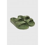 Funky Buddha Ανδρικά Σανδάλια (FBM011-029-08-KHAKI-GREEN)
