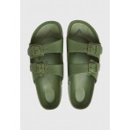 Funky Buddha Ανδρικά Σανδάλια (FBM011-029-08-KHAKI-GREEN)