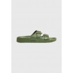 Funky Buddha Ανδρικά Σανδάλια (FBM011-029-08-KHAKI-GREEN)