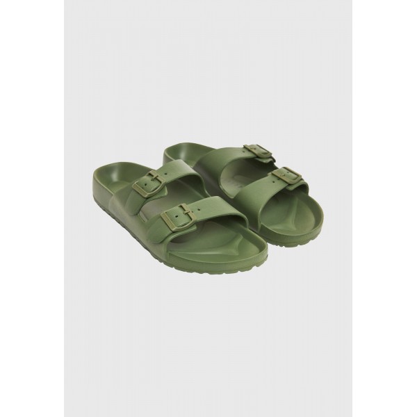 Funky Buddha Ανδρικά Σανδάλια (FBM011-029-08-KHAKI-GREEN)