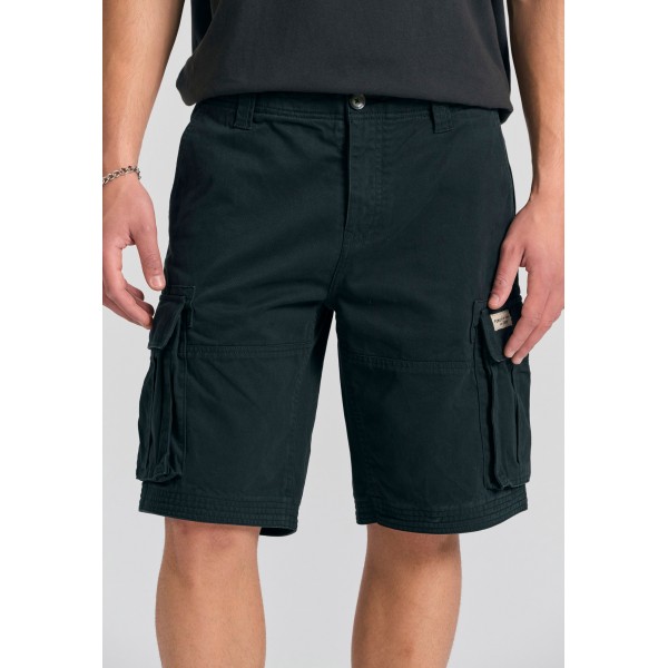 Funky Buddha Ανδρική Βερμούδα Cargo (FBM011-031-03-BLACK)