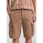 Funky Buddha Ανδρική Βερμούδα Cargo (FBM011-031-03-CIGAR)