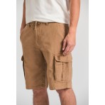 Funky Buddha Ανδρική Βερμούδα Cargo Μπεζ