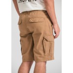Funky Buddha Ανδρική Βερμούδα Cargo Μπεζ