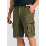 Funky Buddha Ανδρική Βερμούδα Cargo (FBM011-032-03-KHAKI)