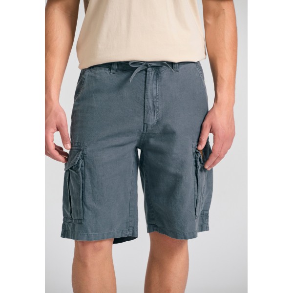 Funky Buddha Ανδρική Βερμούδα Cargo (FBM011-032-03-STEEL-GREY)