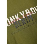 Funky Buddha Ανδρικό Κοντομάνικο T-Shirt Χακί