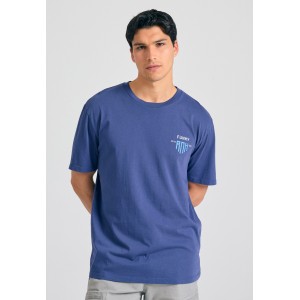 Funky Buddha Ανδρική Μπλούζα Κοντό Μανίκι Με Τύπωμα (FBM011-038-04-SKIPPER-BLUE)