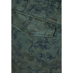 Funky Buddha Ανδρική Βερμούδα Cargo Πράσινη