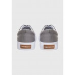 Funky Buddha Ανδρικά Sneakers Γκρι, Λευκά