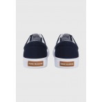 Funky Buddha Ανδρικά Sneakers Μπλε Σκούρο, Λευκό