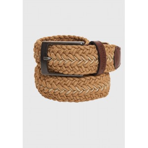 Funky Buddha Ζώνη Casual (FBM011-046-10-BEIGE)