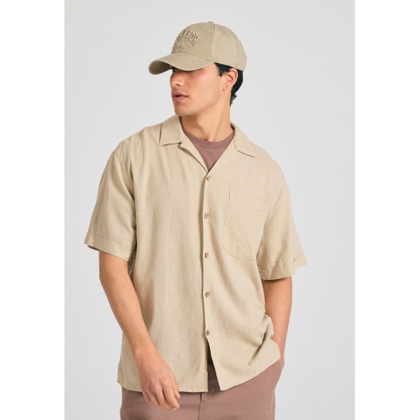 Funky Buddha Πουκάμισο Κοντομάνικο Ανδρικό (FBM011-049-05-SAND)