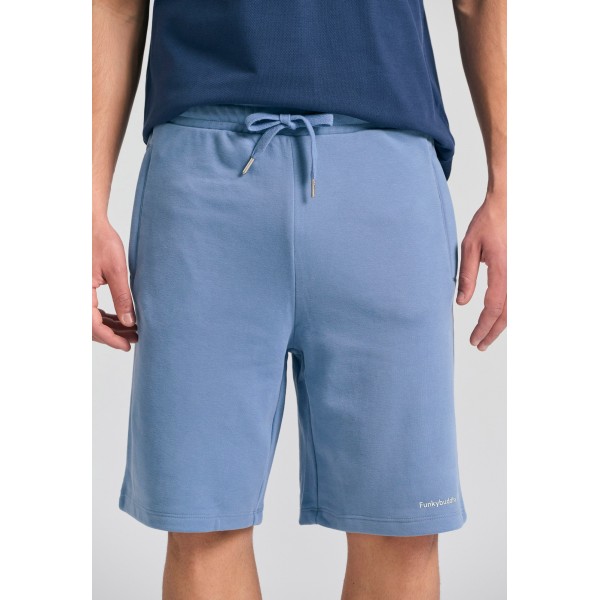 Funky Buddha Ανδρικό  Αθλητικό Σορτς (FBM011-050-03-SMOKE-BLUE)