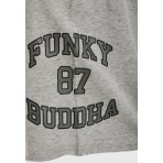 Funky Buddha Ανδρική Βερμούδα Γκρι